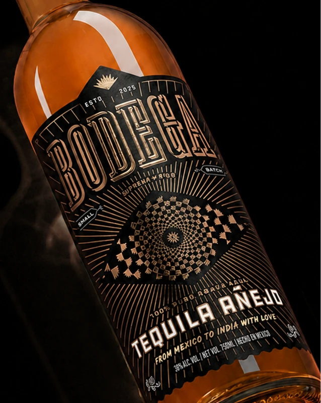 Bodega Tequila Añejo bottle